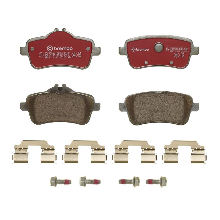 Jogo de 4 pastilhas de travão BREMBO ref. P50100NX