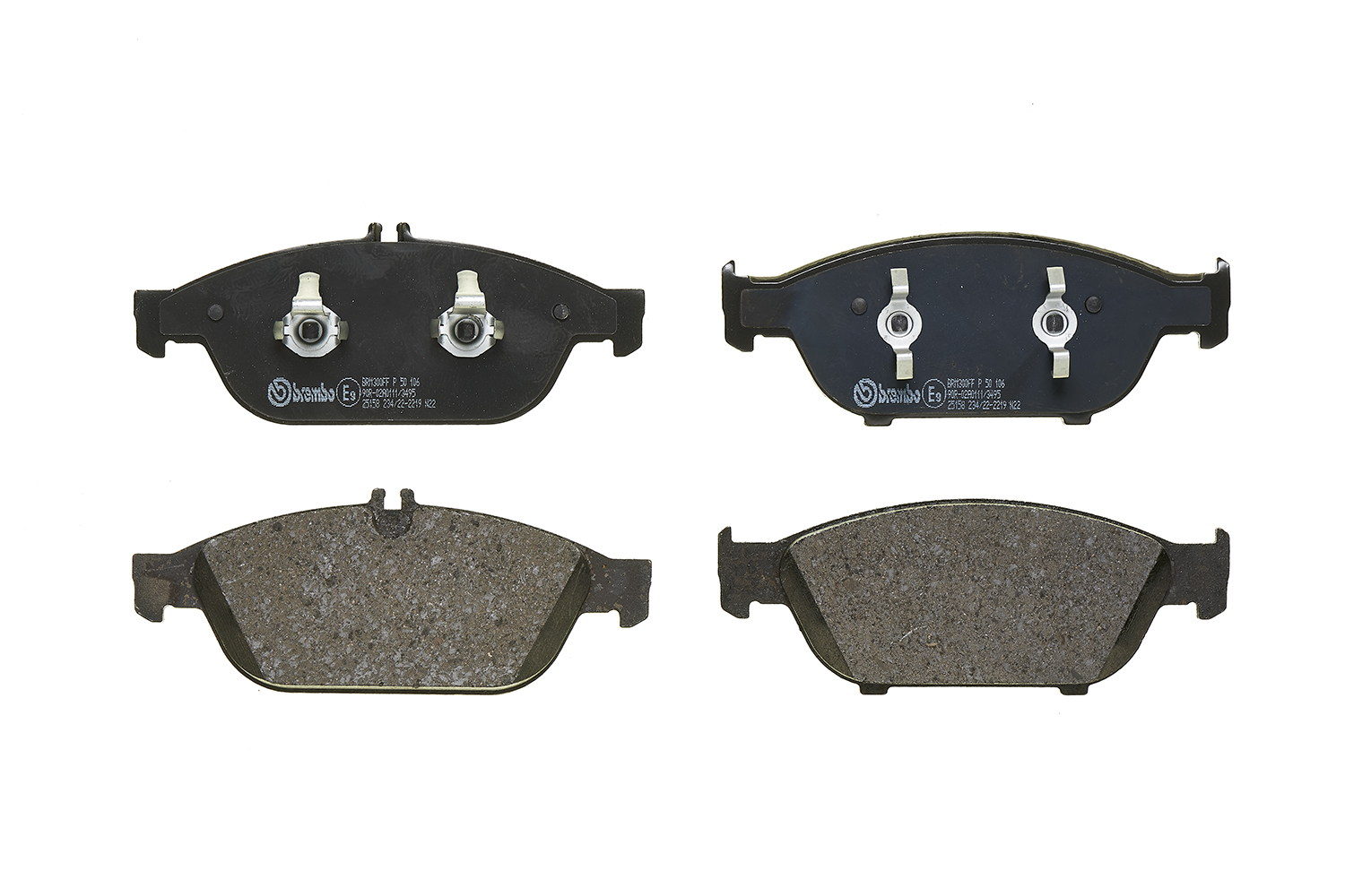Jogo de 4 pastilhas de travão BREMBO ref. P 50 106
