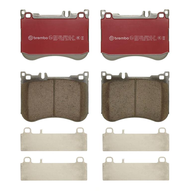 Jogo de 4 pastilhas de travão BREMBO ref. P50114NX