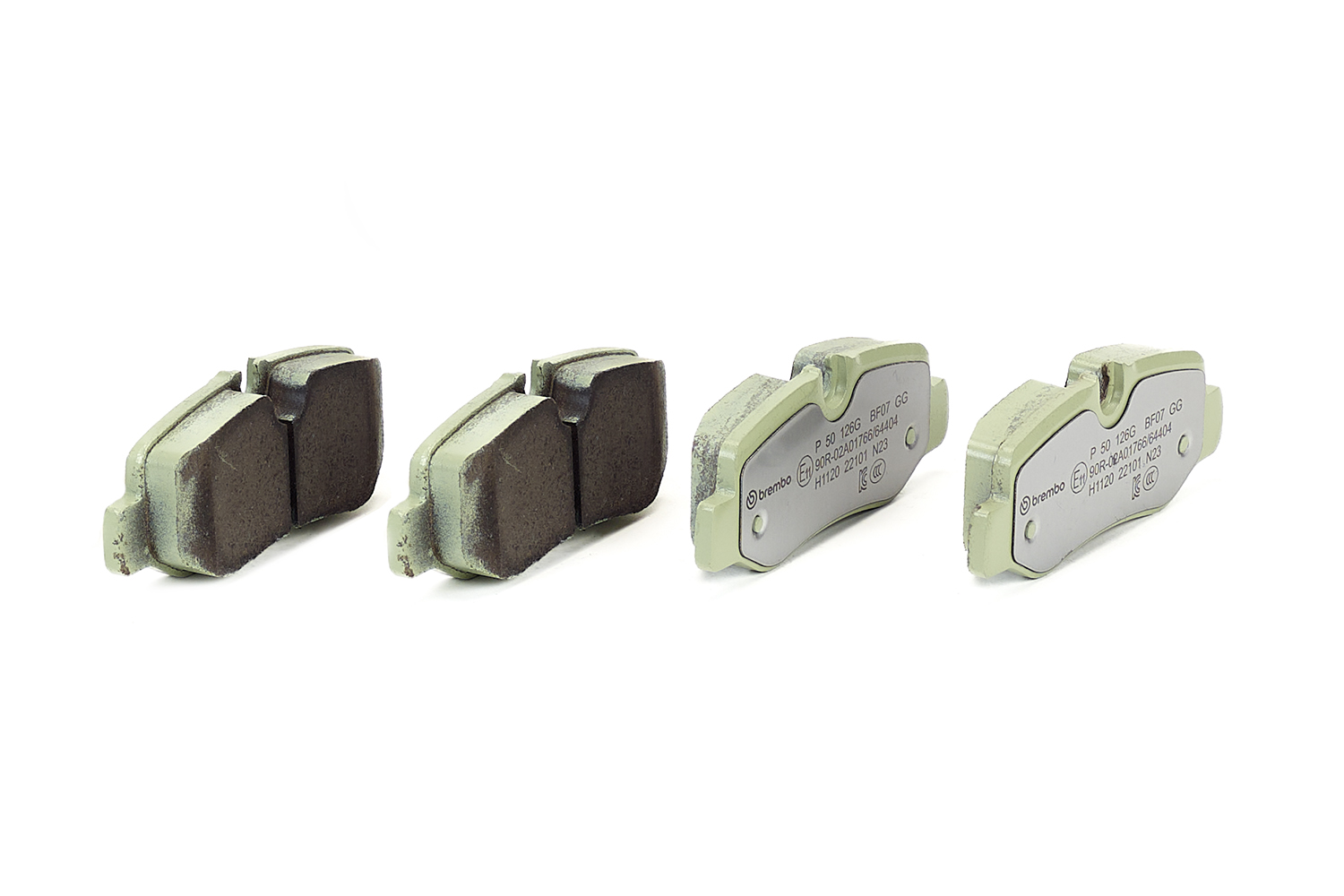Jeu de 4 plaquettes de frein BREMBO ref. P 50 126G