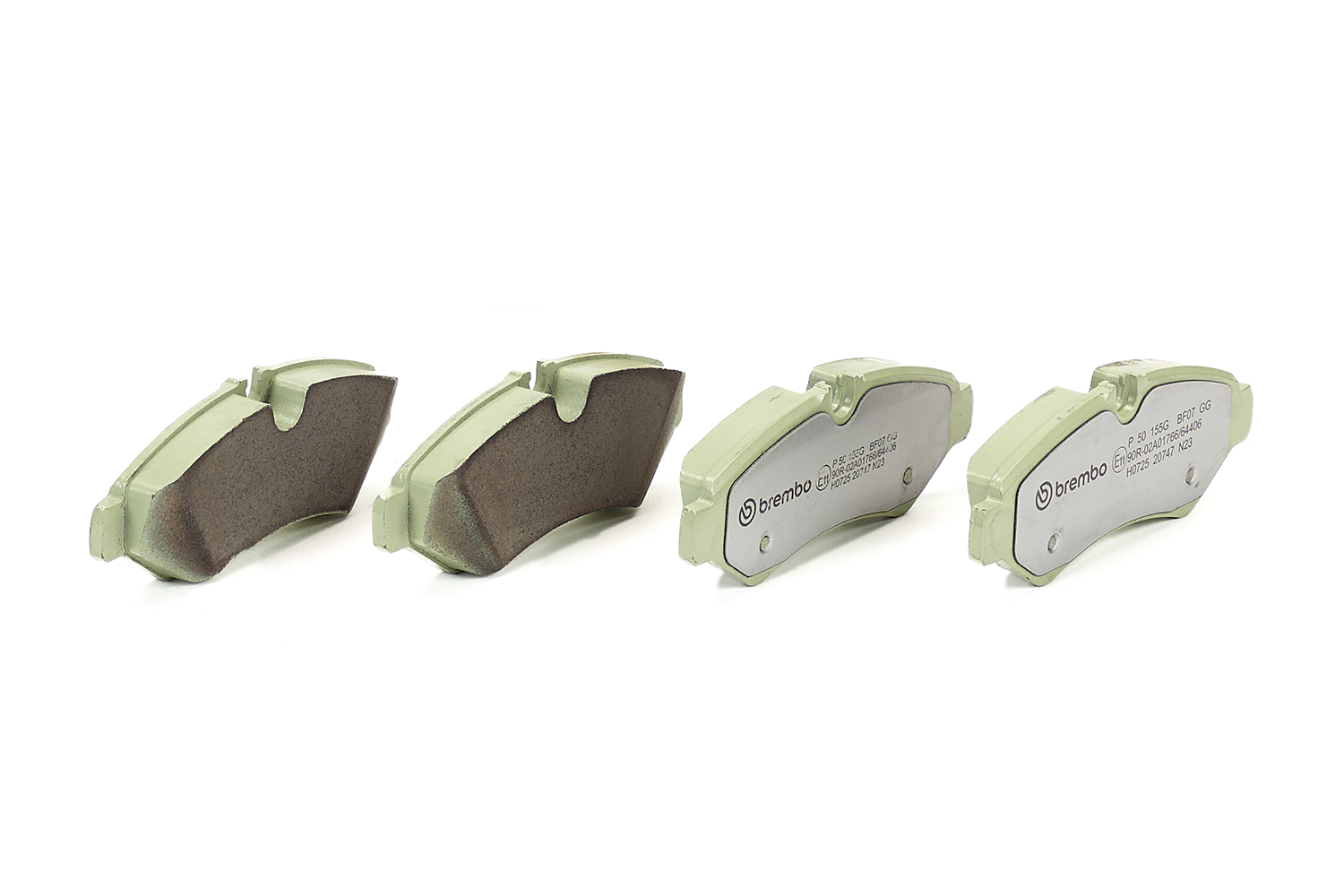 Jogo de 4 pastilhas de travão BREMBO ref. P 50 155G