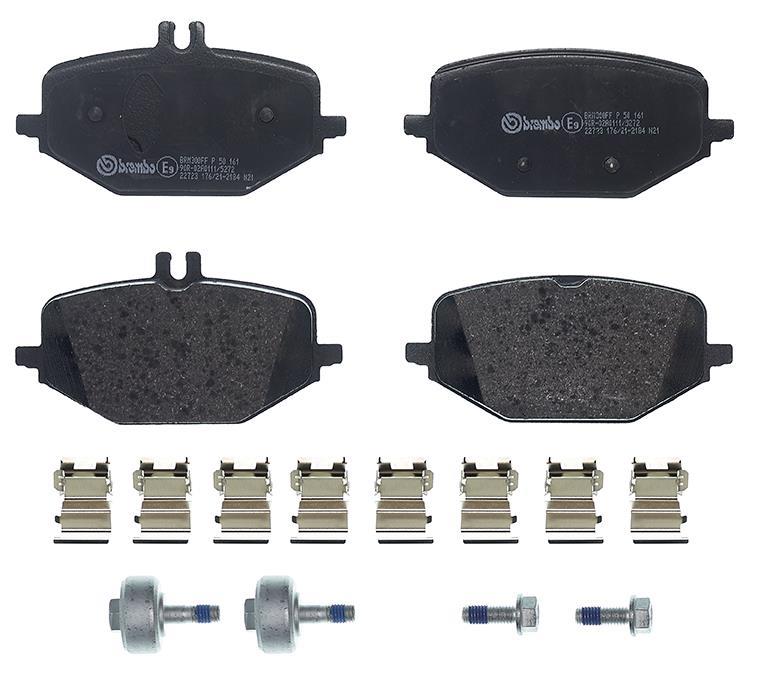 Jeu de 4 plaquettes de frein BREMBO ref. P 50 161