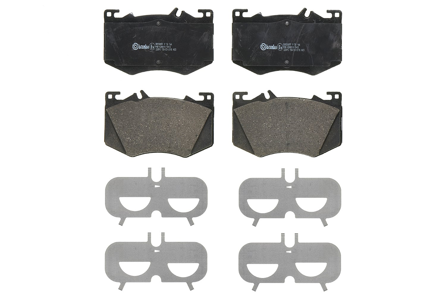 Jogo de 4 pastilhas de travão BREMBO ref. P 50 166