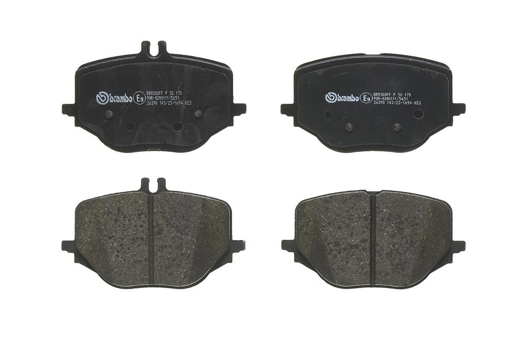 Jogo de 4 pastilhas de travão BREMBO ref. P 50 170