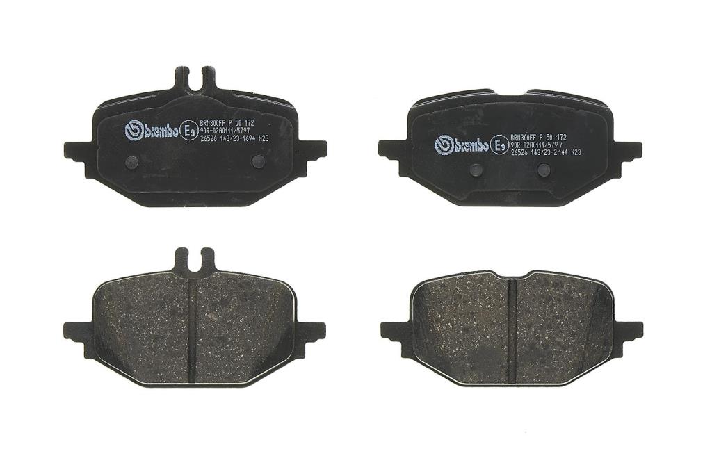 Jogo de 4 pastilhas de travão BREMBO ref. P 50 172