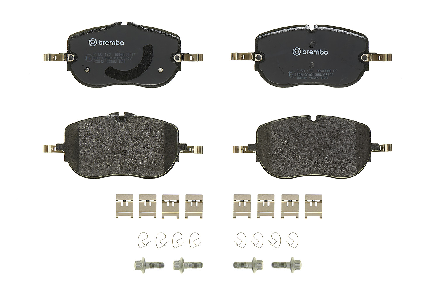 Jogo de 4 pastilhas de travão BREMBO ref. P 50 173