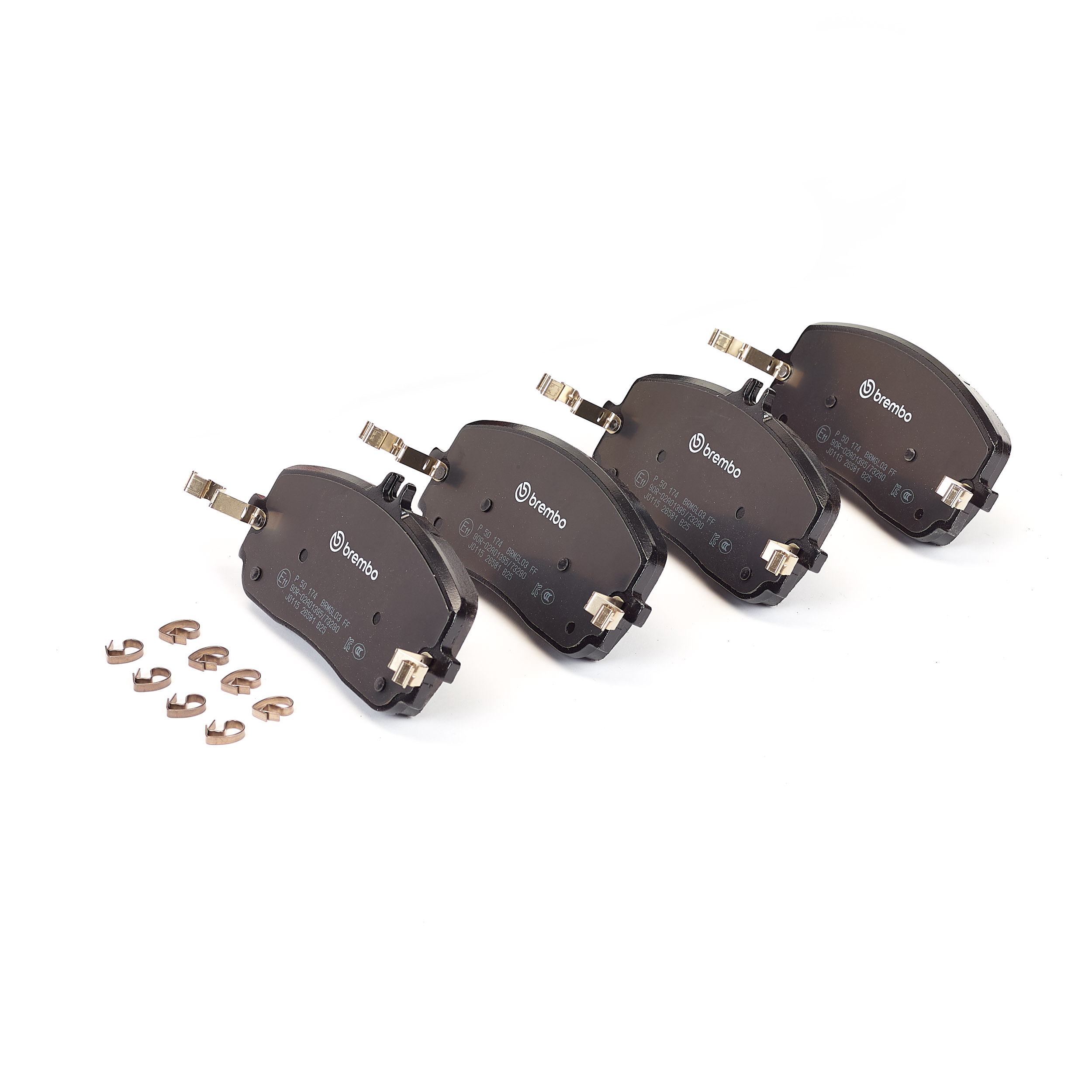 Jogo de 4 pastilhas de travão BREMBO ref. P 50 174