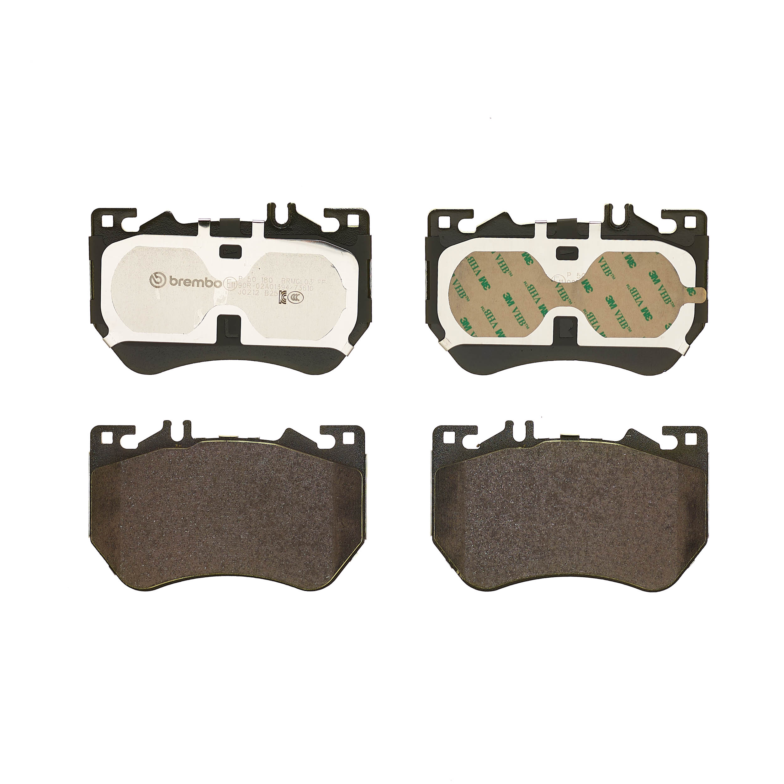 Jogo de 4 pastilhas de travão BREMBO ref. P 50 180