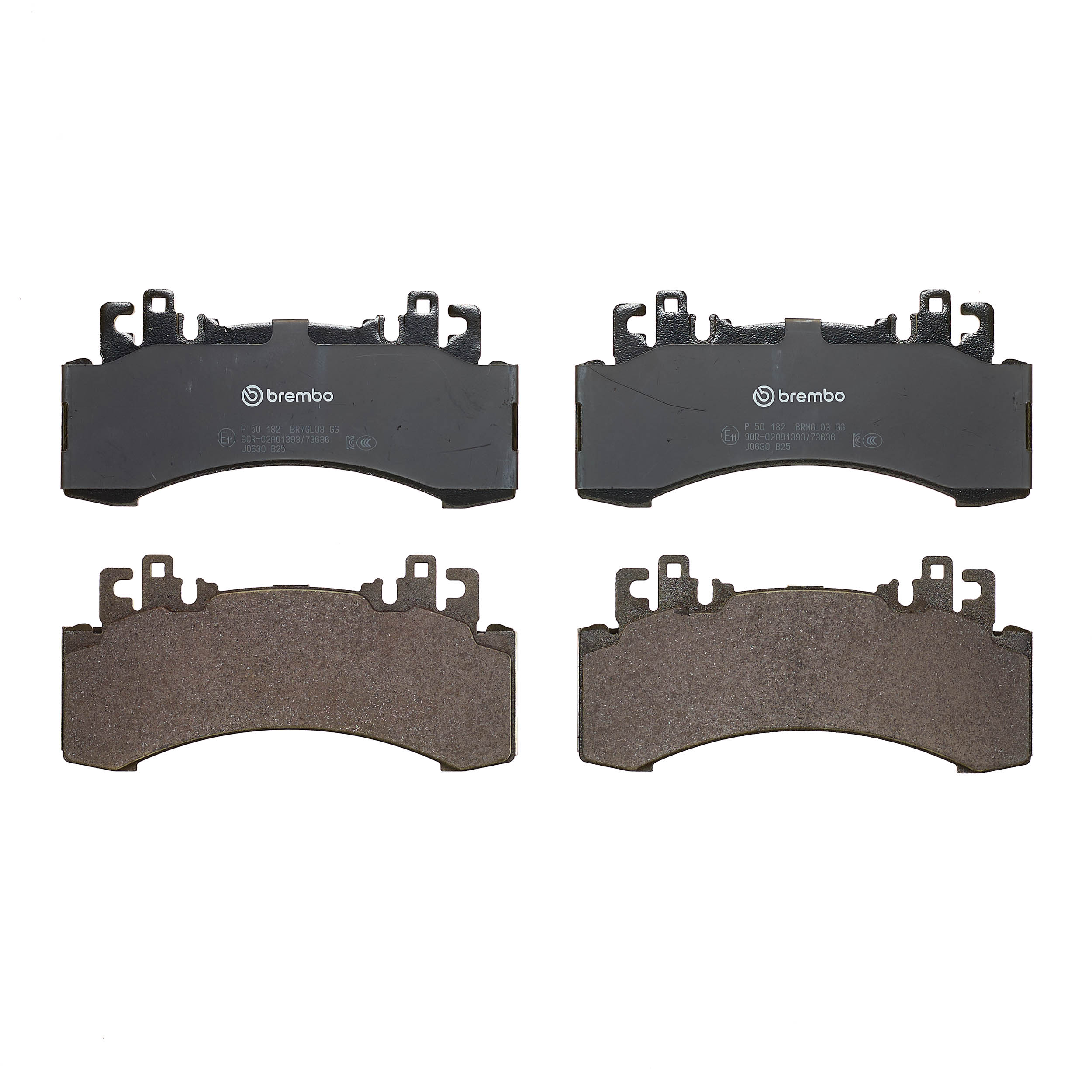Jogo de 4 pastilhas de travão BREMBO ref. P 50 182