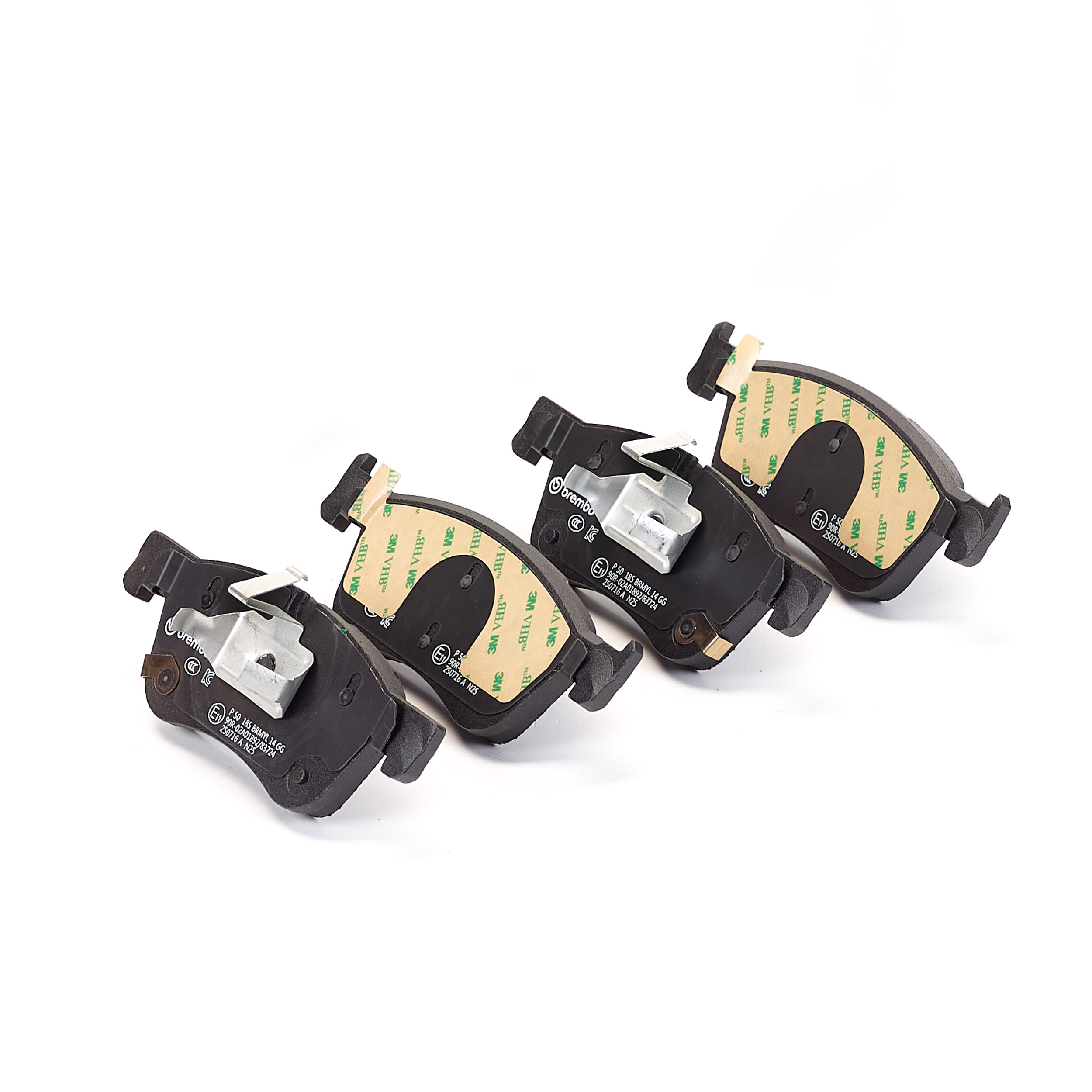 Jogo de 4 pastilhas de travão BREMBO ref. P 50 185
