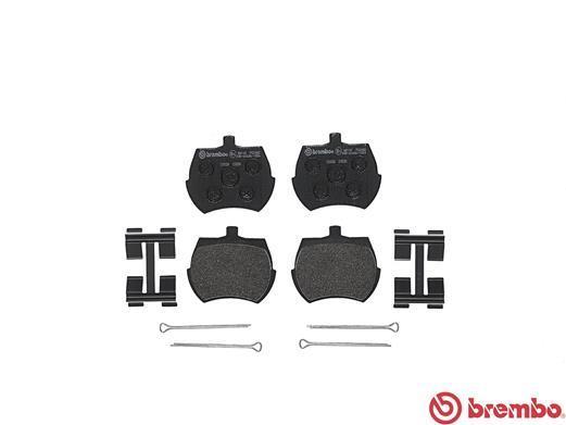 Jogo de 4 pastilhas de travão BREMBO ref. P 52 002