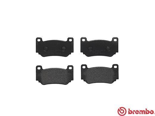 Jeu de 4 plaquettes de frein BREMBO ref. P 52 018