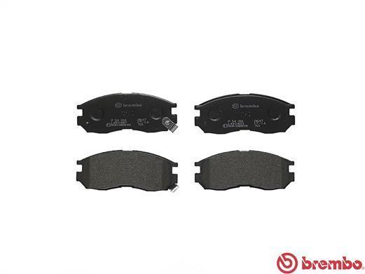 Jogo de 4 pastilhas de travão BREMBO ref. P 54 014