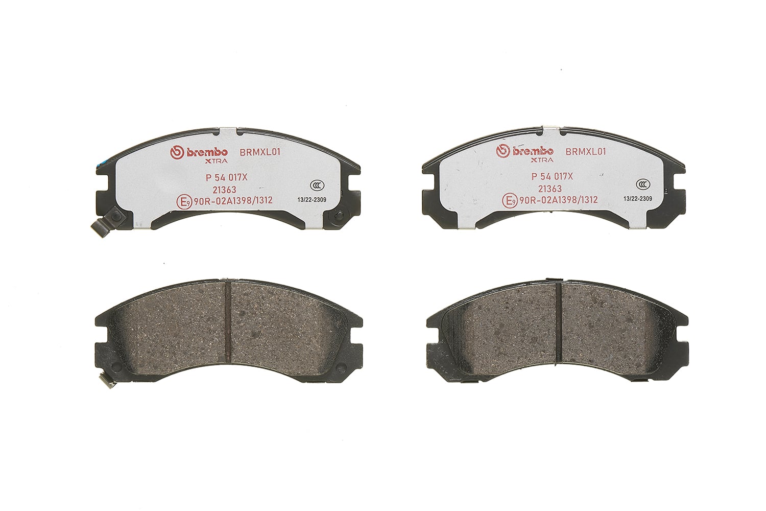 Jogo de 4 pastilhas de travão BREMBO ref. P 54 017X
