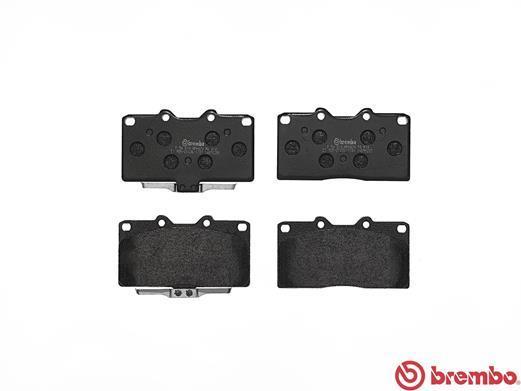 Jogo de 4 pastilhas de travão BREMBO ref. P 54 019