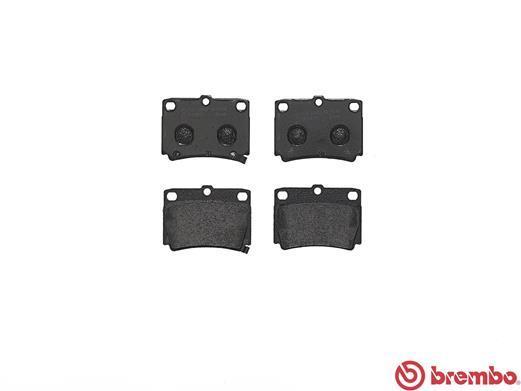 Jogo de 4 pastilhas de travão BREMBO ref. P 54 026