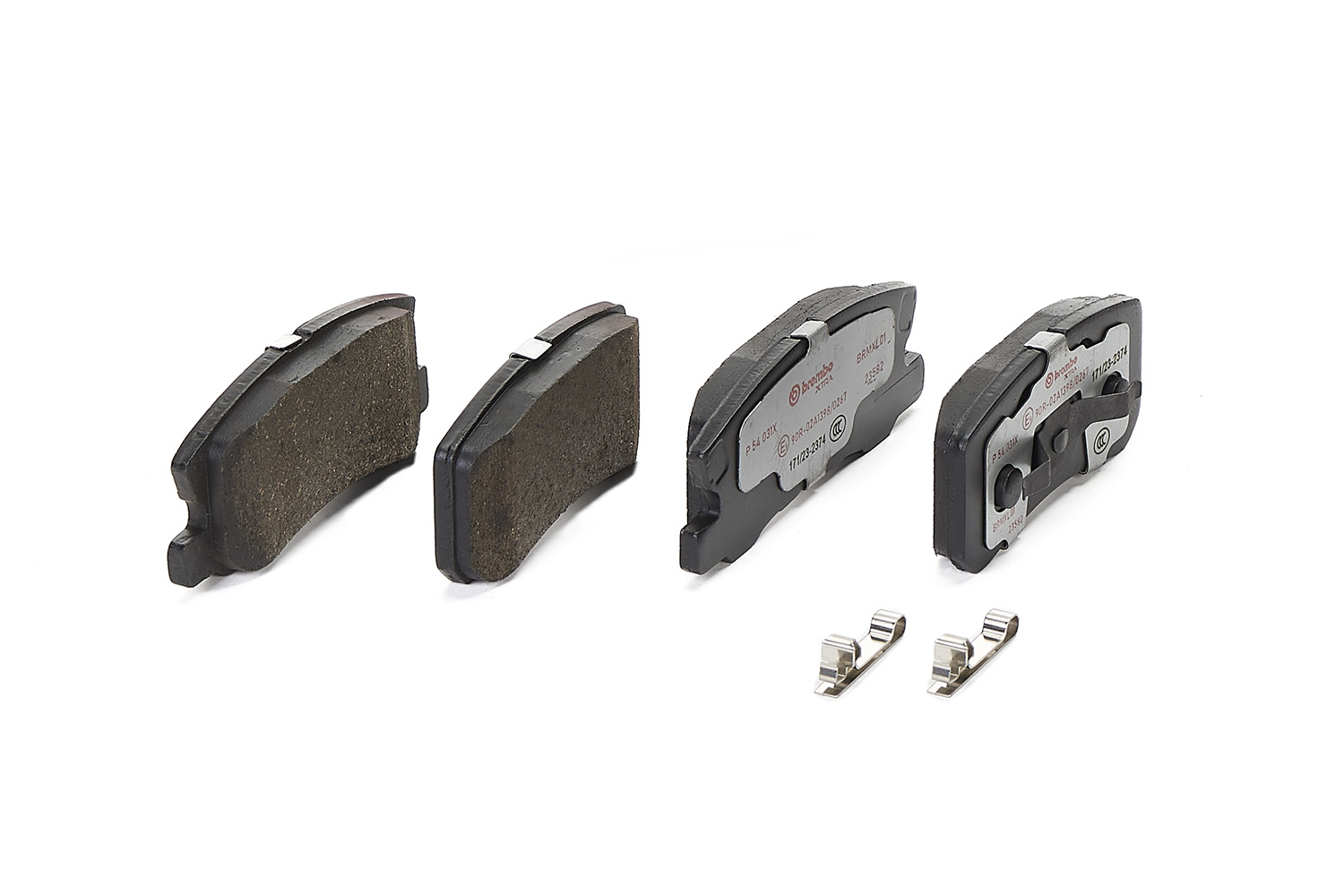 Juego de 4 pastillas de freno (Almohadilla de freno) BREMBO ref. P 54 031X
