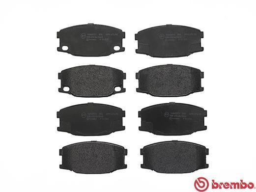Jeu de 4 plaquettes de frein BREMBO ref. P 54 035