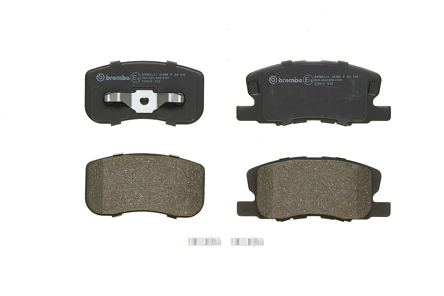 Jogo de 4 pastilhas de travão BREMBO ref. P 54 046