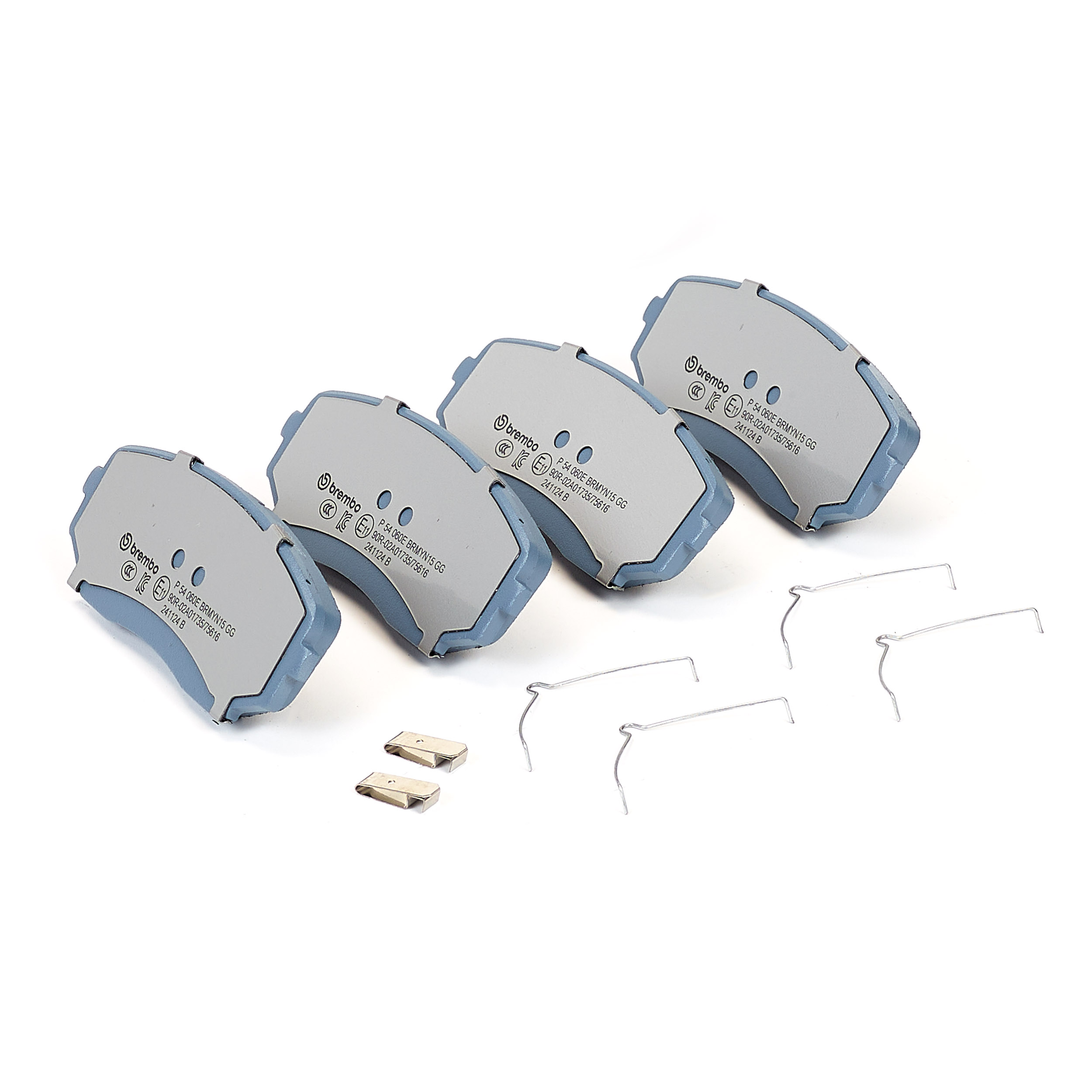 Jeu de 4 plaquettes de frein BREMBO ref. P 54 060E