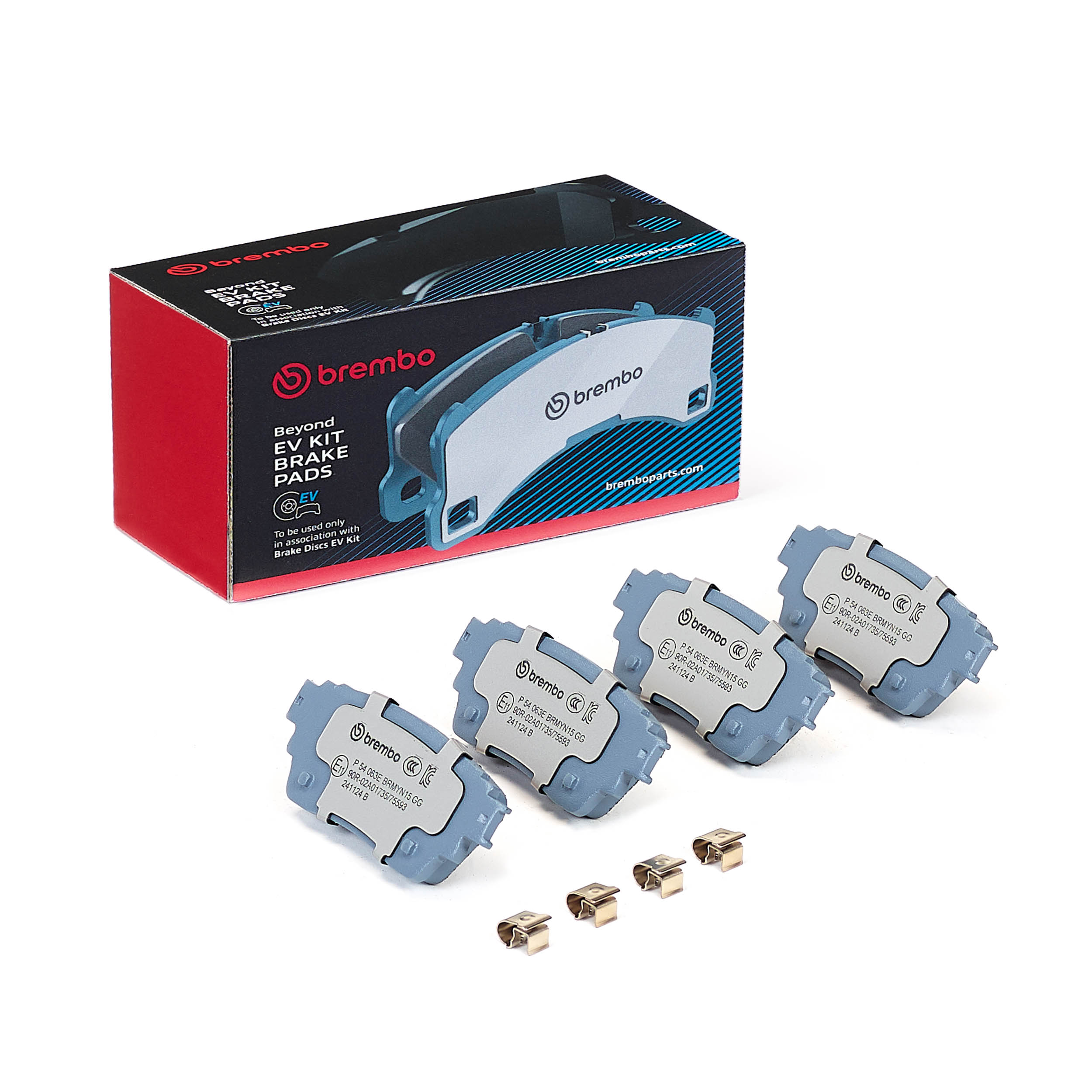 Jogo de 4 pastilhas de travão BREMBO ref. P 54 063E
