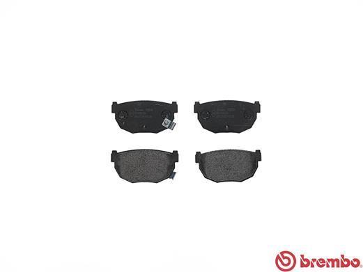 Jogo de 4 pastilhas de travão BREMBO ref. P 56 010