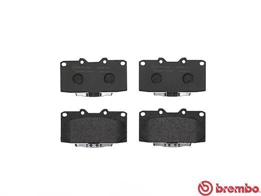 Jeu de 4 plaquettes de frein BREMBO ref. P 56 034