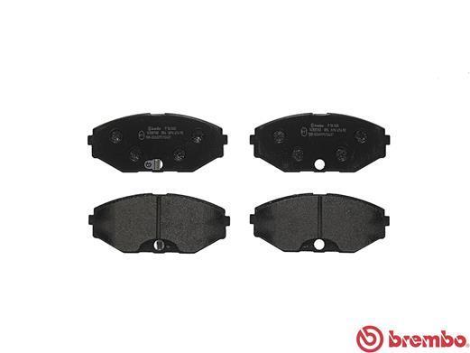 Jeu de 4 plaquettes de frein BREMBO ref. P 56 045