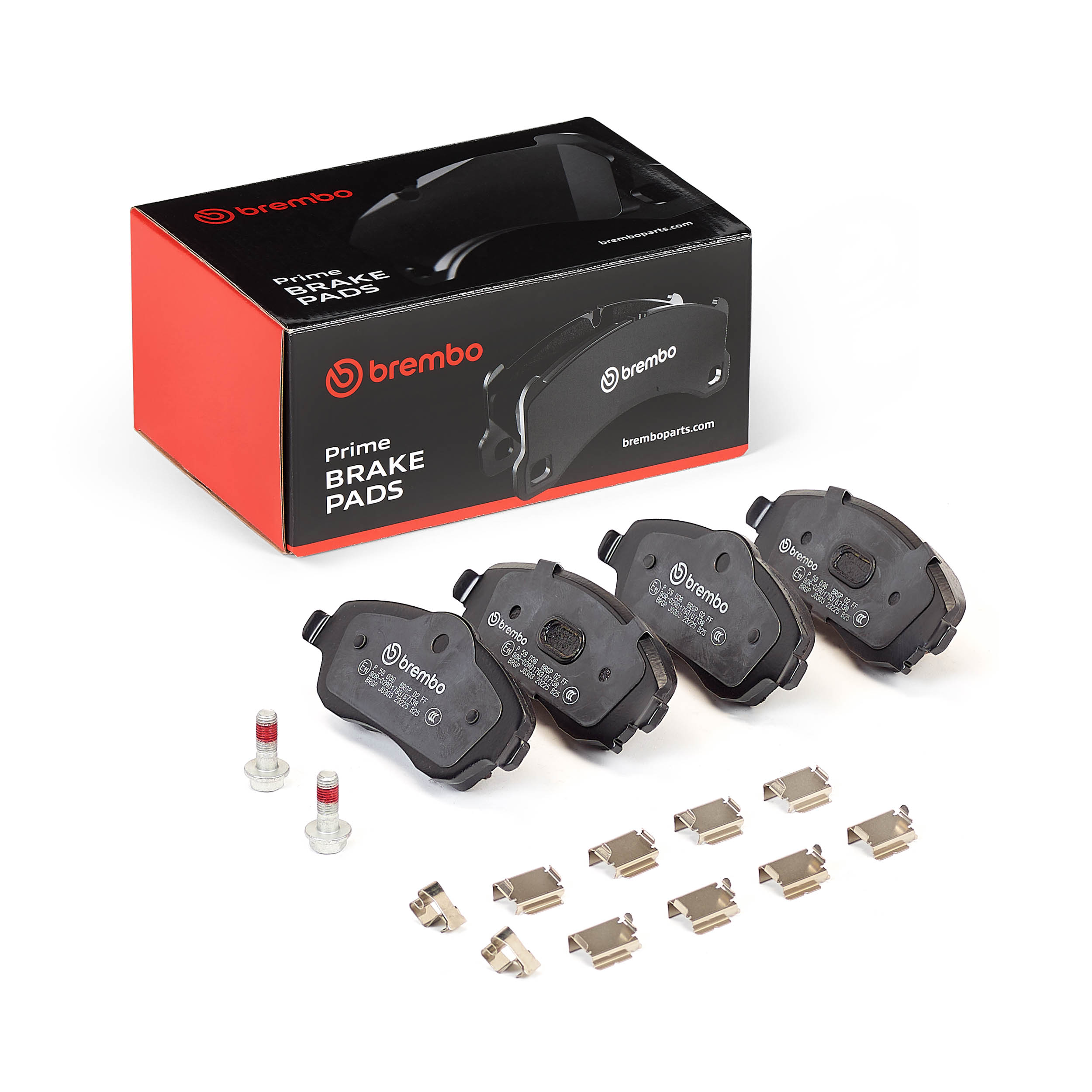 Jeu de 4 plaquettes de frein BREMBO ref. P 59 036