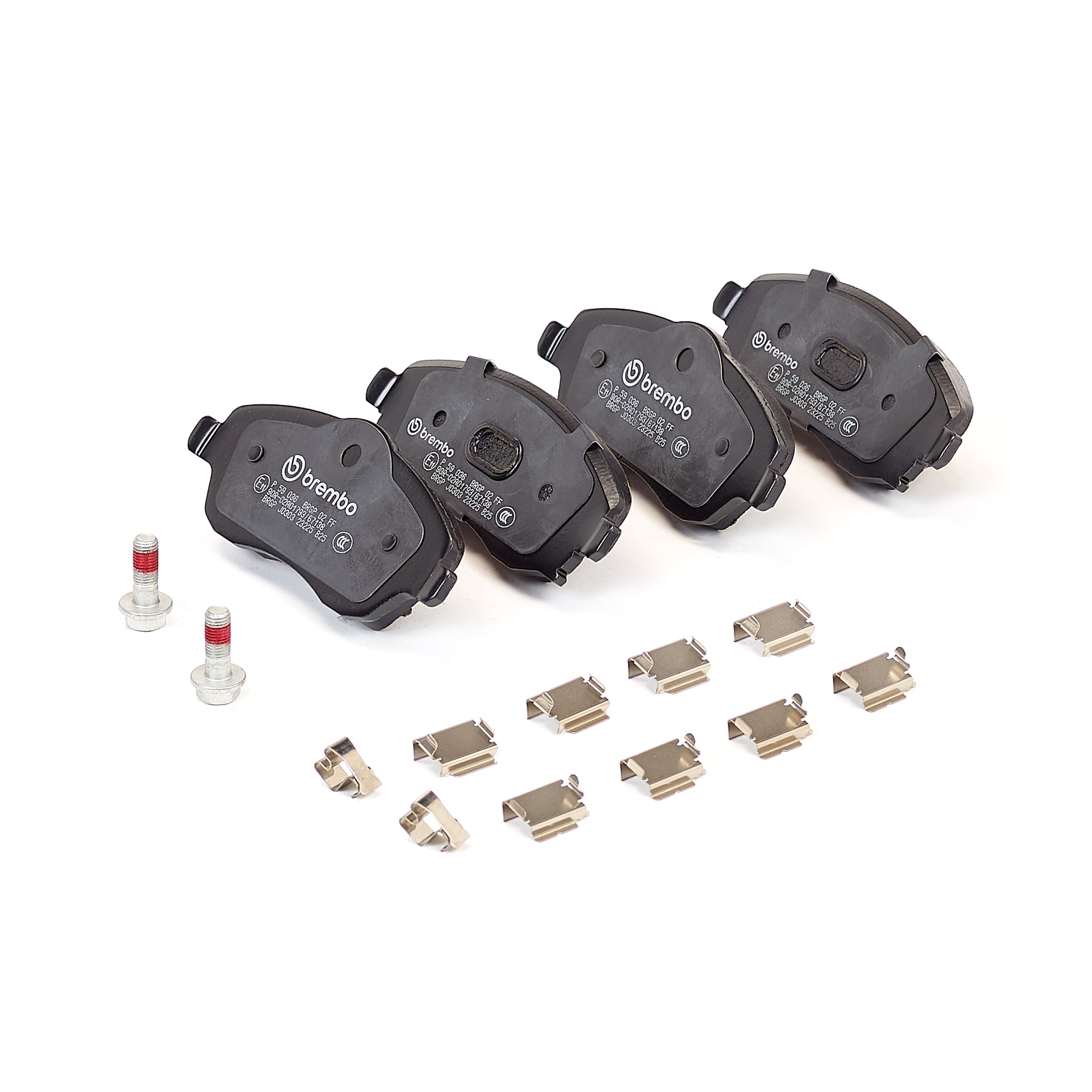 Jeu de 4 plaquettes de frein BREMBO ref. P 59 036