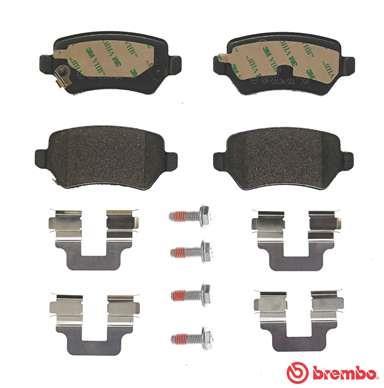 Jeu de 4 plaquettes de frein BREMBO P 59 038