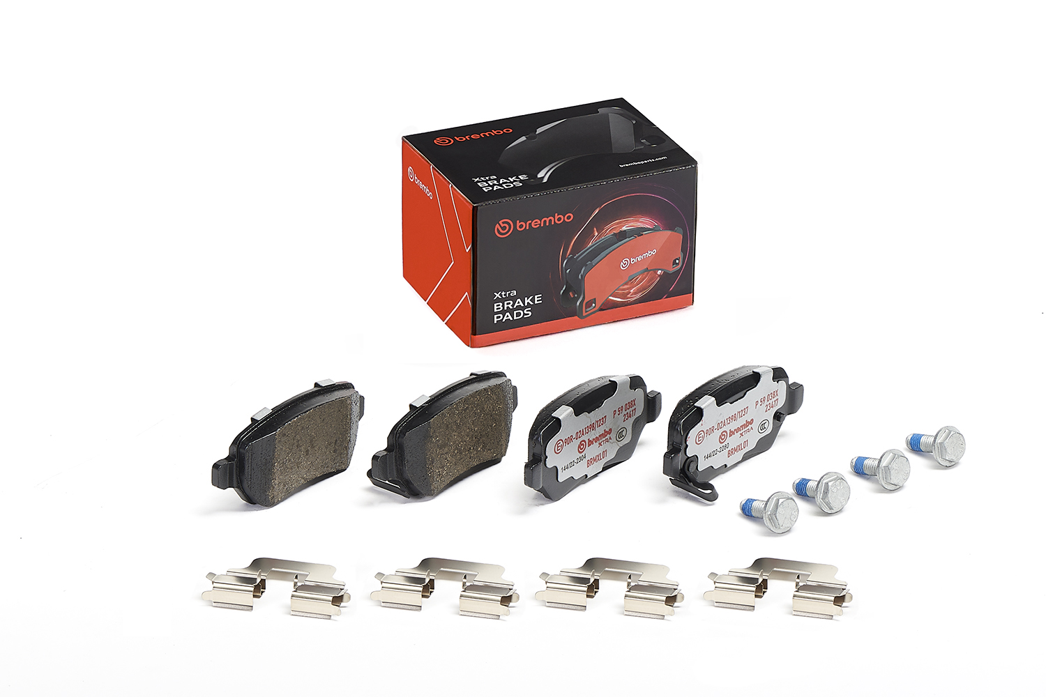 Jogo de 4 pastilhas de travão BREMBO ref. P 59 038X