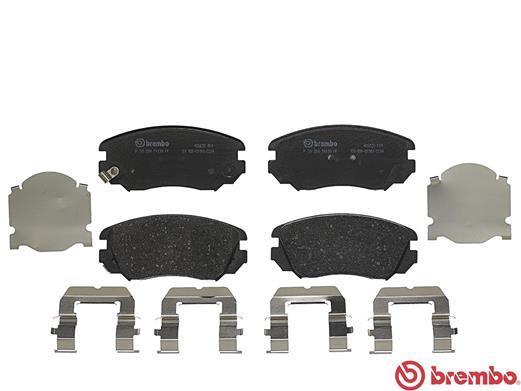Jeu de 4 plaquettes de frein BREMBO P 59 054