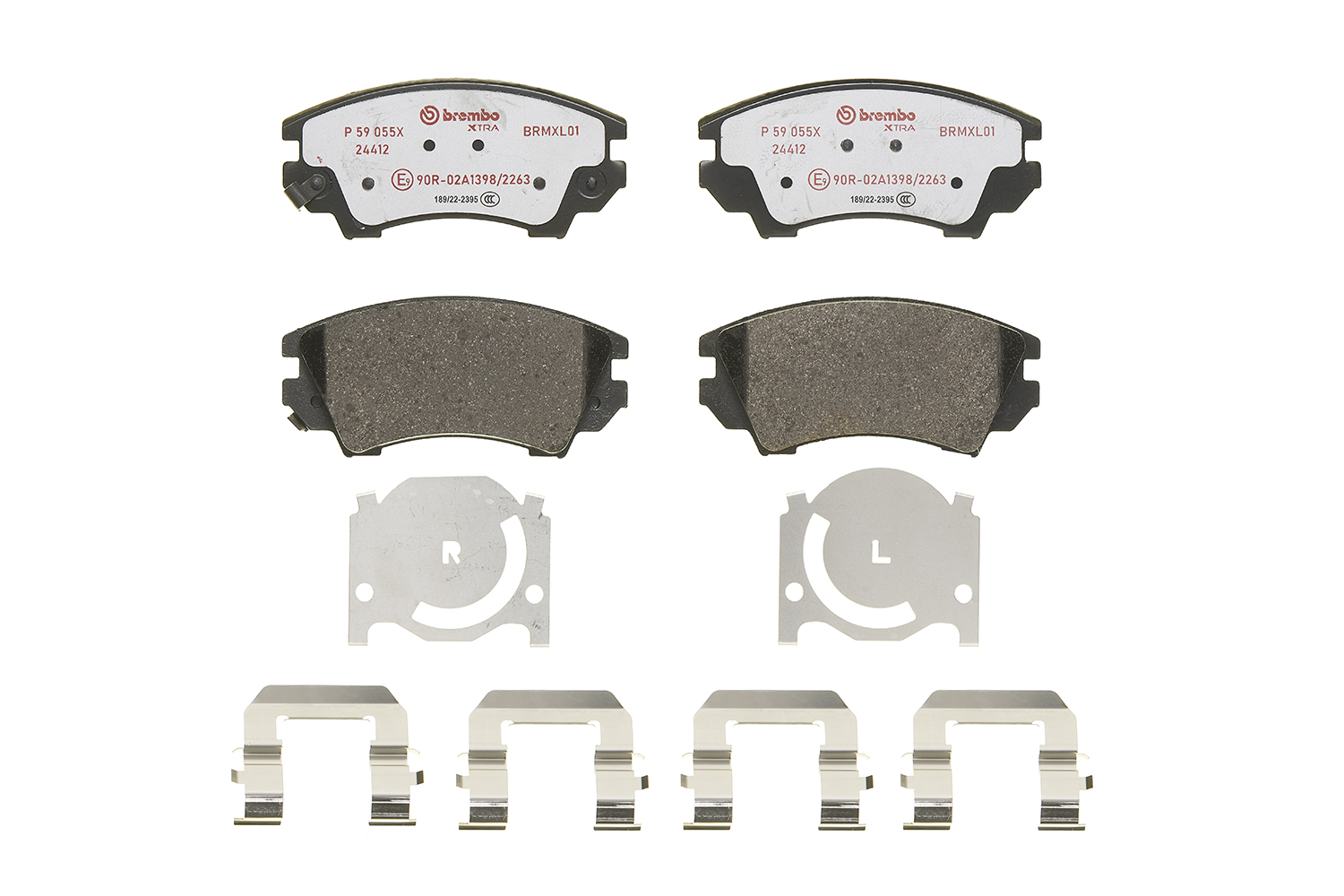 Jogo de 4 pastilhas de travão BREMBO ref. P 59 055X