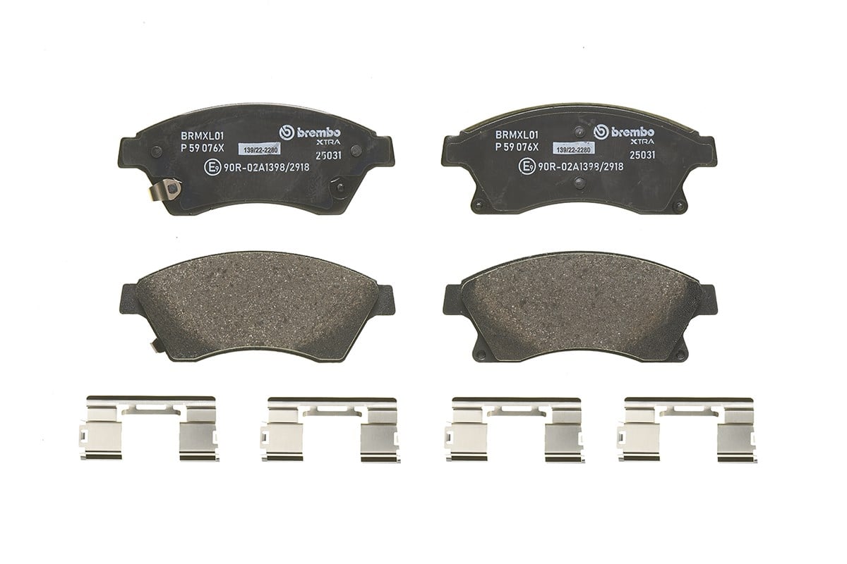 Jogo de 4 pastilhas de travão BREMBO ref. P 59 076X