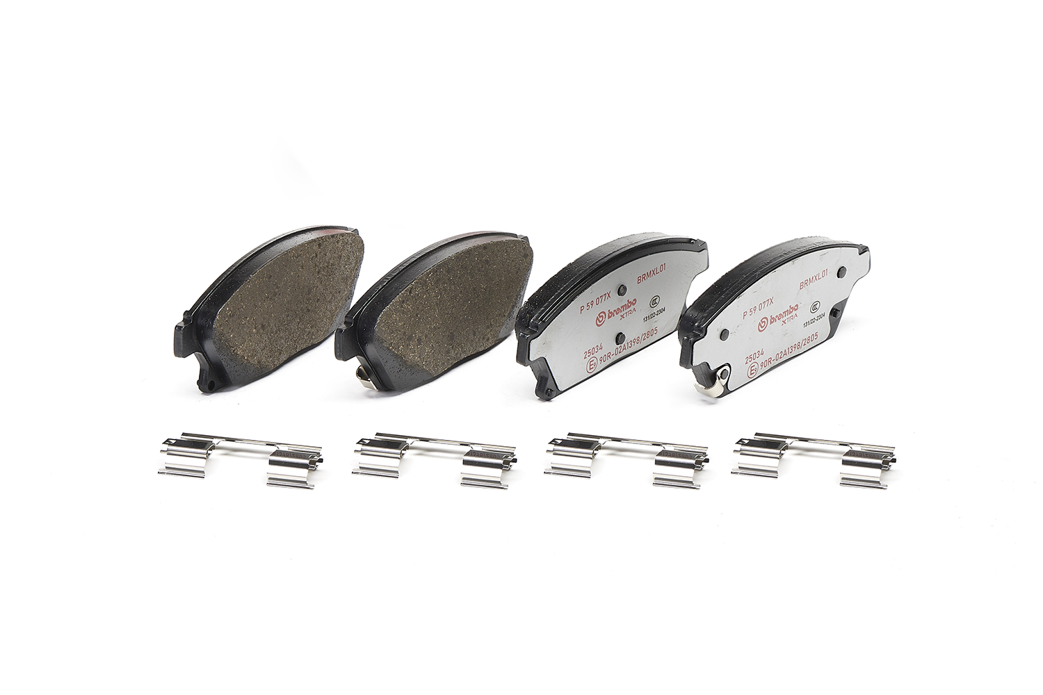 Jogo de 4 pastilhas de travão BREMBO ref. P 59 077X