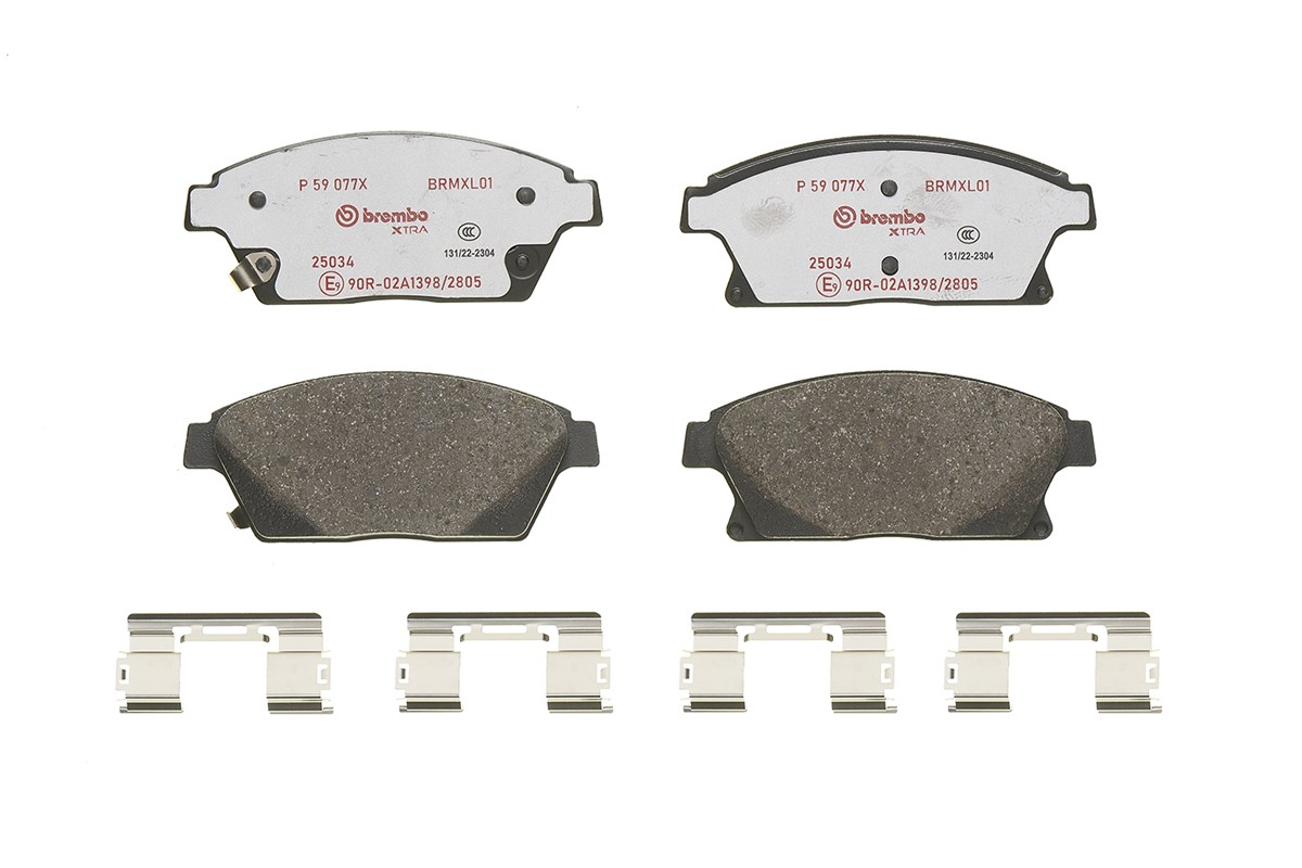 Jogo de 4 pastilhas de travão BREMBO ref. P 59 077X