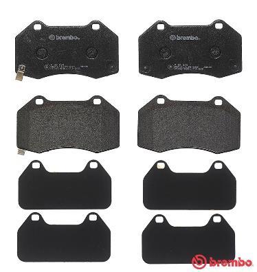 Jeu de 4 plaquettes de frein BREMBO ref. P 59 094
