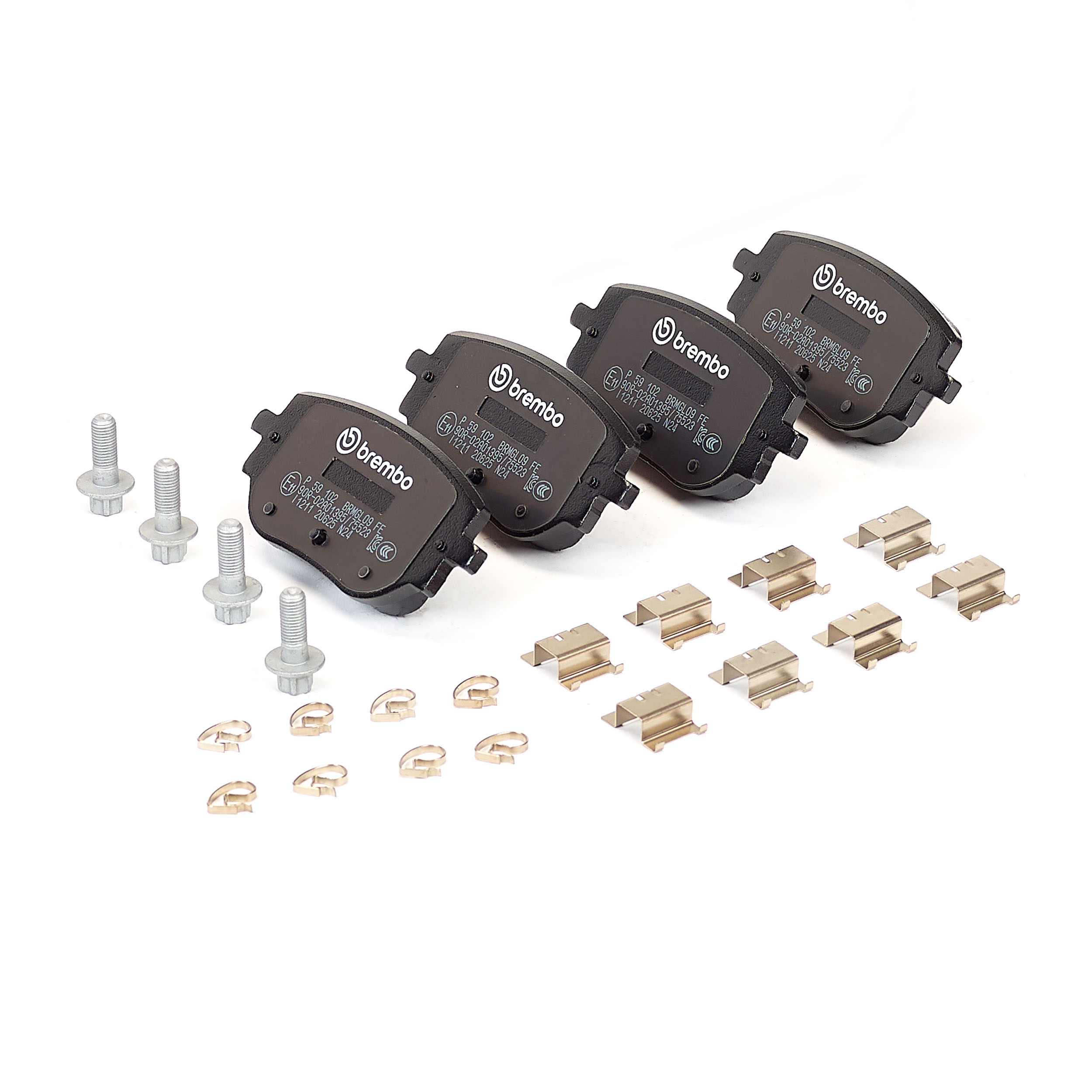 Jogo de 4 pastilhas de travão BREMBO ref. P 59 102