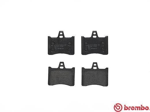 Jogo de 4 pastilhas de travão BREMBO ref. P 61 019