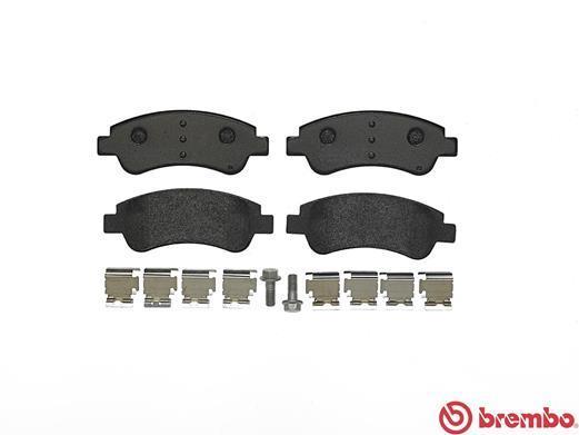Jeu de 4 plaquettes de frein BREMBO ref. P 61 082