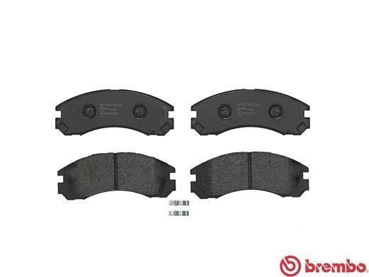 Jogo de 4 pastilhas de travão BREMBO ref. P 61 089