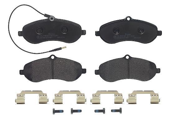 Jeu de 4 plaquettes de frein BREMBO P 61 096