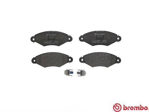 Jeu de 4 plaquettes de frein BREMBO ref. P 61 098