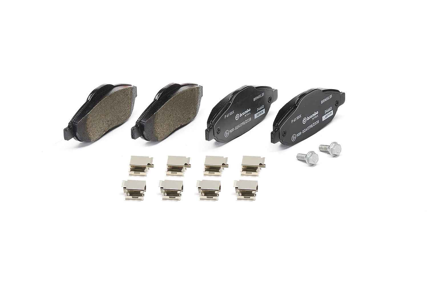 Jeu de 4 plaquettes de frein BREMBO ref. P 61 101X