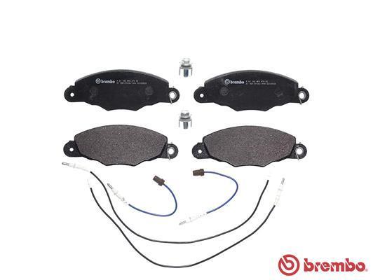 Jeu de 4 plaquettes de frein BREMBO ref. P 61 102