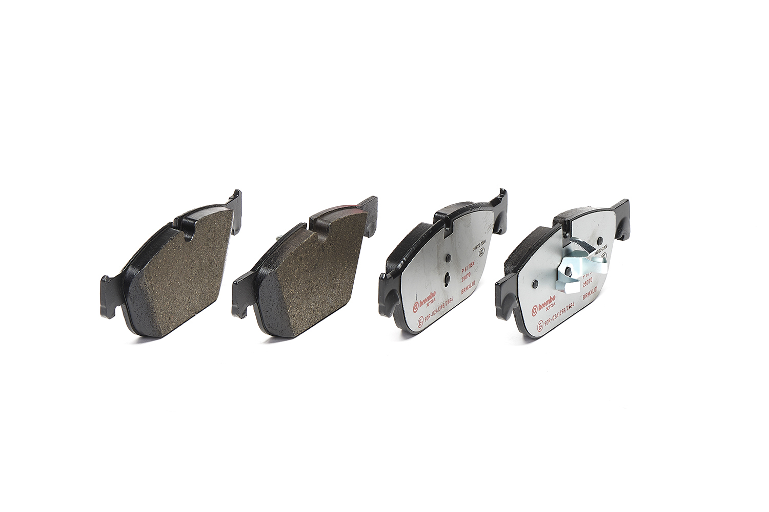 Jeu de 4 plaquettes de frein BREMBO ref. P 61 115X
