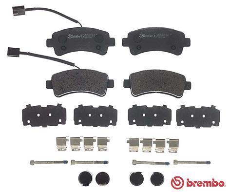 Jeu de 4 plaquettes de frein BREMBO ref. P 61 130