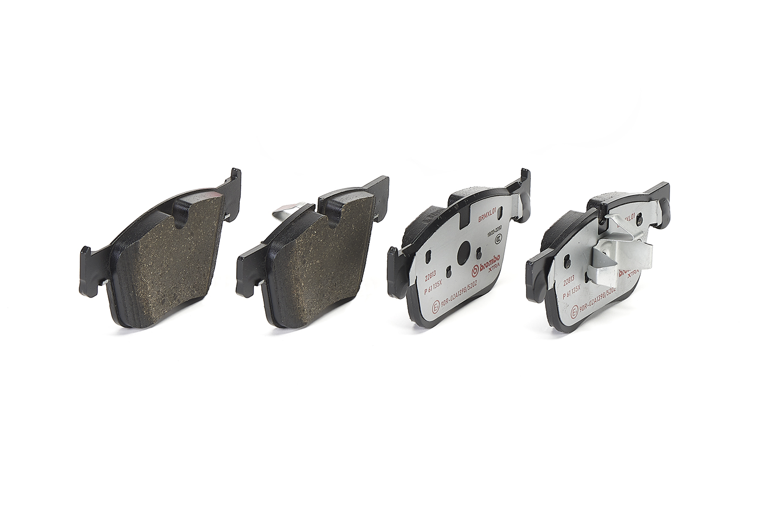 Jogo de 4 pastilhas de travão BREMBO ref. P 61 135X