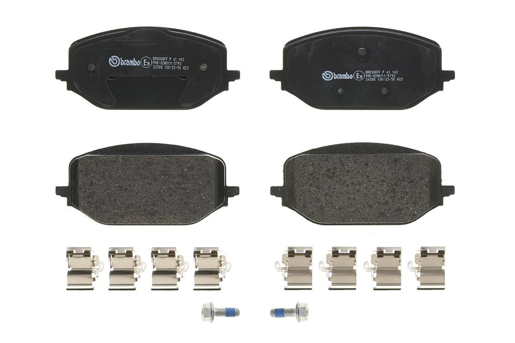 Jogo de 4 pastilhas de travão BREMBO ref. P 61 142